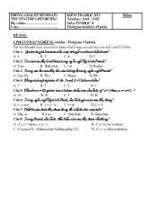Kiểm tra học kì I - Năm học 2014 - 2015 môn Tin học 8 trường THCS Bình Châu